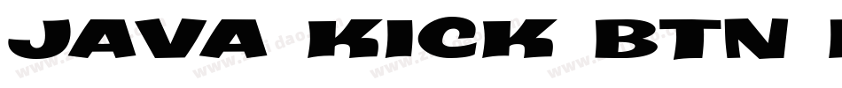 Java Kick BTN Ext字体转换